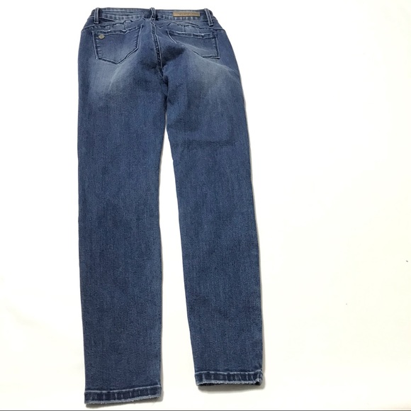 It'z Me U.S.A. Jeans Denim Juniors Size 3 Skinny - Picture 3 of 5